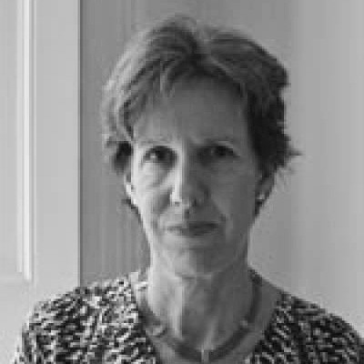 Black and white image of Susanne Kuechler