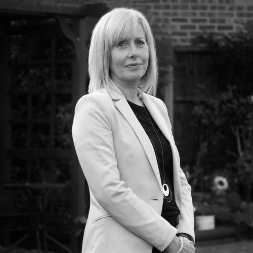Black and white portrait of Kathryn Burchell