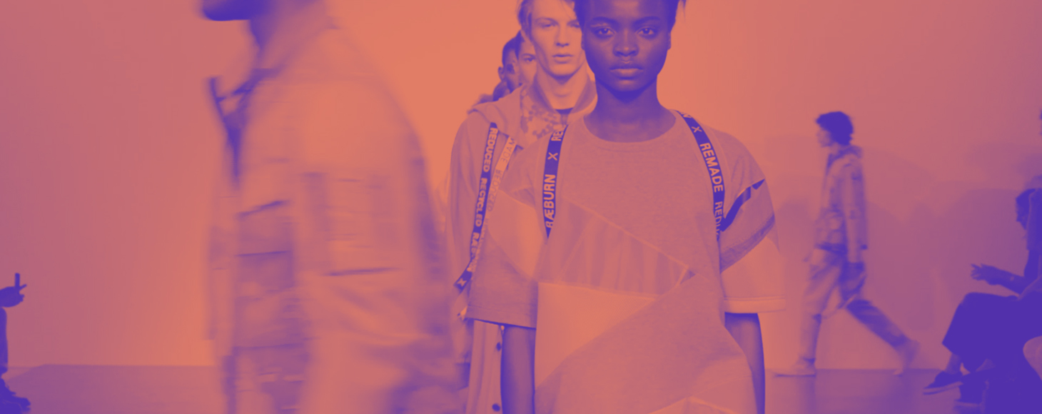 Models walking down the runway in Christopher Raeburn Spring Summer 2018 collection