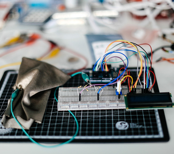 Woven fabric of conductive yarn is being explored by researchers using technology such as arduino devices