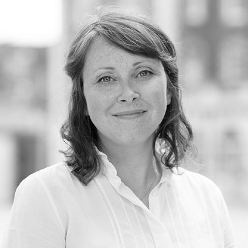 Black and white portrait of Rosie Hornbuckle