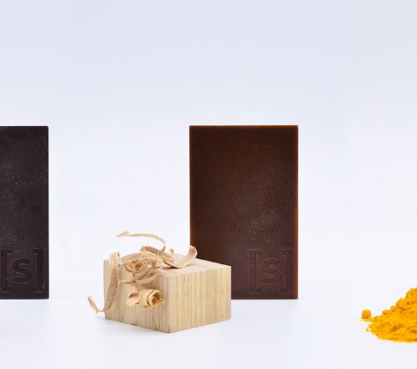 A collection of bio designed materials which are dyed using food coloring such as turmeric, walnut and shavings of oak wood