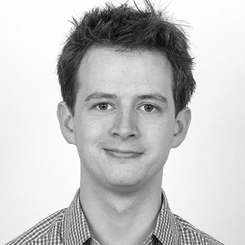 Black and white portrait of Lewis Jones