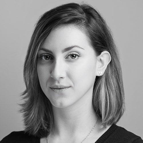 Black and white portrait of Emma Tilfors
