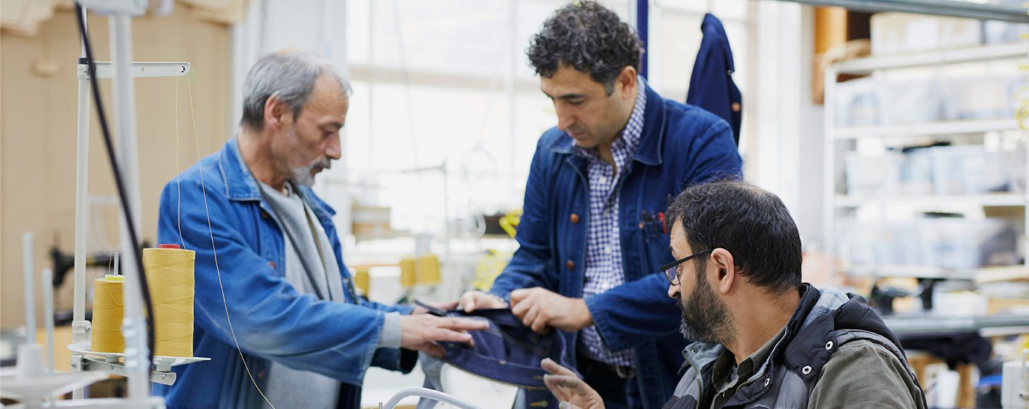 Producer of made to measure sustainable denim © Blackhorse Lane Ateliers
